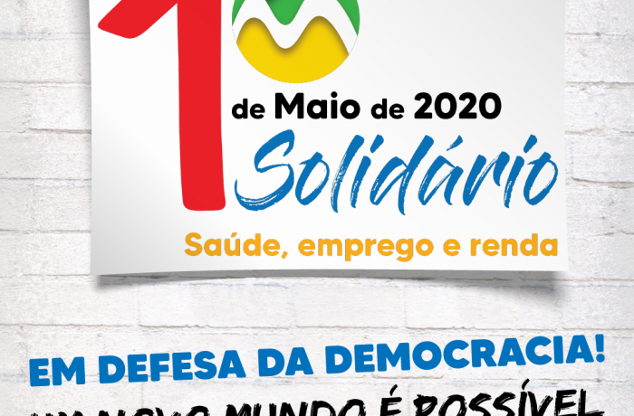 “Fora, Bolsonaro” dominou o 1º de Maio Solidário, pela democracia e pelos direitos
