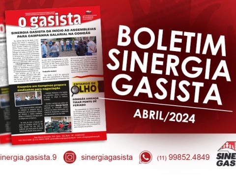 Início da campanha salarial na Comgás e posse da nova direção são destaques de O Gasista