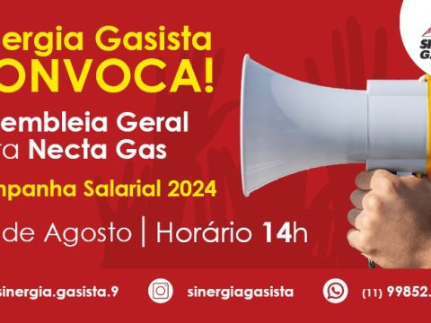 Sinergia Gasista convoca Assembleia Geral da Necta em Ribeirão Preto