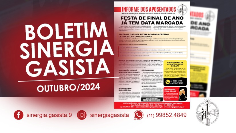 Boletim dos aposentados traz informações sobre eleições e confraternização