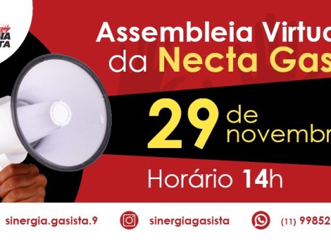 Sinergia Gasista promove assembleia digital na Necta Gas