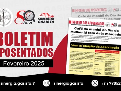 Boletim da Associação dos(as) Aposentados(as) convida para Dia da Mulher, eleições e traz informações sobre medicamentos