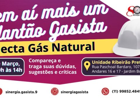 Sinergia Gasista promove Plantão Gasista na Necta Gás