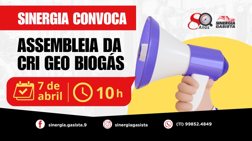 Assembleia da Cri Geo Biogás acontece na próxima segunda (7)