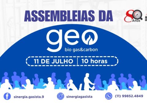 Sinergia Gasista convoca assembleia para avaliar proposta da Cri Geo Biogás