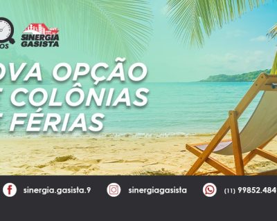 Sinergia Gasista disponibiliza mais uma colônia de férias para a categoria