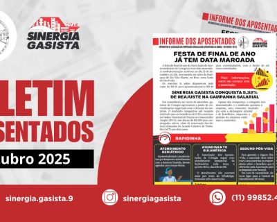 Boletim da Associação dos Aposentados traz novidades sobre a festa de confraternização