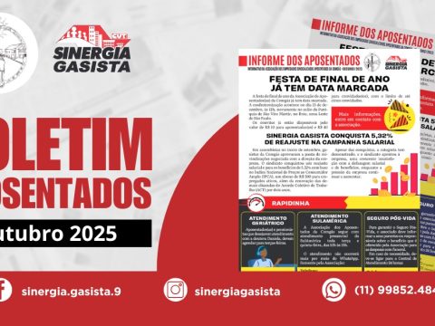 Boletim da Associação dos Aposentados traz novidades sobre a festa de confraternização