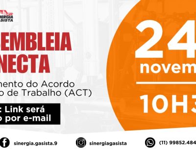 Sinergia Gasista convoca assembleia para fechamento do ACT na Necta