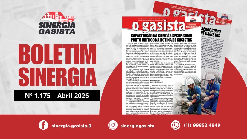 O Gasista: treinamento precário, desrespeito a NR na Comgás e audiência pública sobre a Naturgy