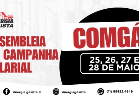 Campanha salarial: Sinergia Gasista convoca assembleias para discutir reivindicações